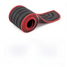 Car Rear Bumper Protector, Anti-Scratch Rubber 3.54IN x 40.94IN Black and Red