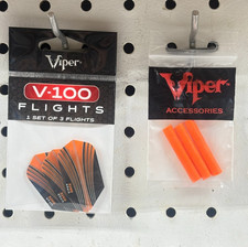Viper Sure Grip Darts Orange Replacement Sleeves Matching Oryx Flights