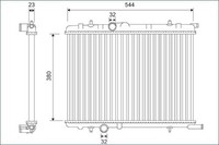 Valeo 701124 KüHler FüR MotorküHlung MotorküHler AutoküHler KüHler