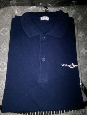 Ulysse Nardin SWISS WATCH LIMITED EDITION NAVY BLUE POLO T-SHIRT SZ L LARGE NEW!