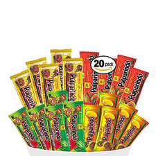 Mezcla de sabores de merienda de caramelo mexicano Pulparindo: tamarindo, caliente, mango, sandía y