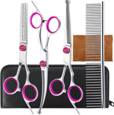 5 in 1 Premium Dog Grooming Scissors, Professional Dog Grooming Kit