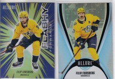 2 2025-26 Upper Deck Allure Filip Forsberg card Flashy Forwards Insert Nashville