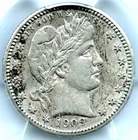 1909 Barber Quarter, PCGS AU55