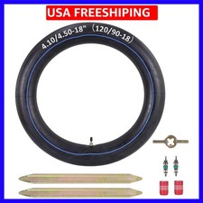 4.10/4.50-18" Heavy Duty Dirt Bike Inner Tube with TR4 Straight Valve for 110...