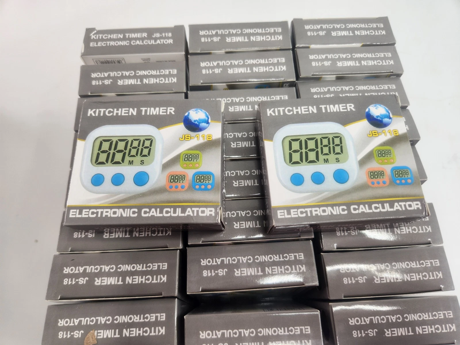 54 Individual Timers - Digital - Kitchen - Kids - Teeth JS-118 Bulk Lot