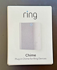 Ring Door Doorbell Chime White 2nd Generation Plug-In Home Security Monitor New