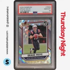 2024 PANINI DONRUSS #TR-39 DRAKE MAYE THE ROOKIES RC ROOKIE PSA 10