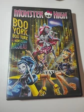 Monster High Boo York Boo York A Monsterrific Musical  DVD (Rare, HTF, OOP)