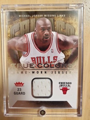 MICHAEL JORDAN 2007 Fleer True Colors Jersey Memorabilia MICHAEL JORDAN 2007 Fleer True Colors Jersey Memorabilia