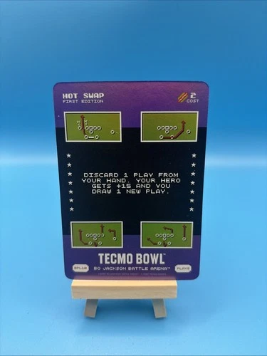 2026 Bo Jackson Battle Arena Tecmo Bowl Hot Swap Bonus Play BPL18 Foil