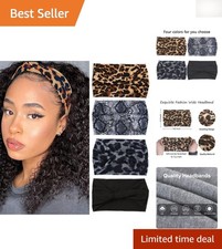 Fashionable Pack of 4 Wide Headbands - Breathable and Comfortable for Daily Wear
