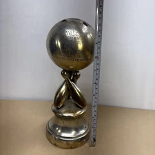 10.5” Big Bowling Trophy Wallace Bros Wallingford Conn Ball and Pins 1927 28
