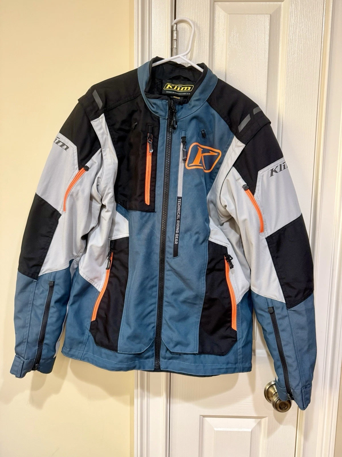 Klim Dakar Jacket - medium -  Softshell Motorcycle Cordura Reflective Riding image 1
