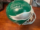 REGGIE WHITE SIGNED AUTOGRAPH AUTHENTIC PROLINE EAGLES HELMET INSCRIP JSA RADTKE