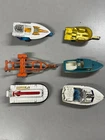 Lot of Matchbox Lesney Boats and Trailers - 4 Boats + 3 Trailers
