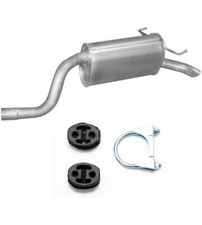 Endschalldämpfer Auspuff für Fiat Punto 2 1.9 JTD TD 80+Anbauteile