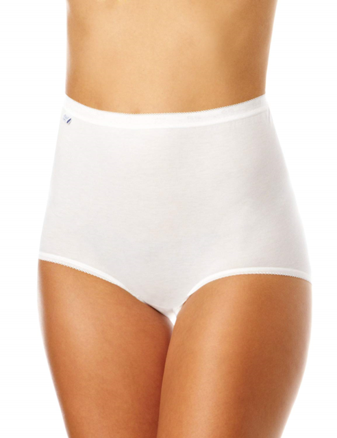 Sloggi Womens Basic+ Maxi Brief - White 