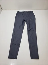 Time and Tru Womens Pants Leggings Jeggings Faux Leather Skinny Grey Size M