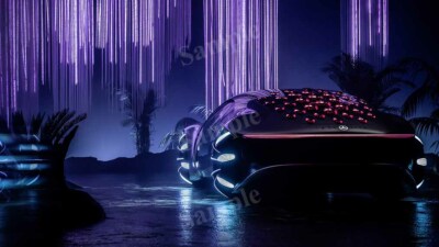 Mercedes Benz Vision AVTR Black High Res Wall Decor Print Photo Poster - CAR181