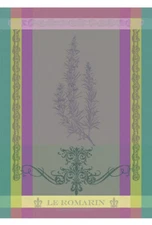 Garnier Thiebaut French Country Kitchen Tea Towel Brin De Romarin Orchidee New