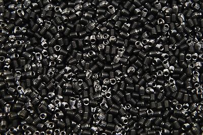(500) Socket Set Screw 8-32 x 3/16 Cup Point #8 Plain Finish