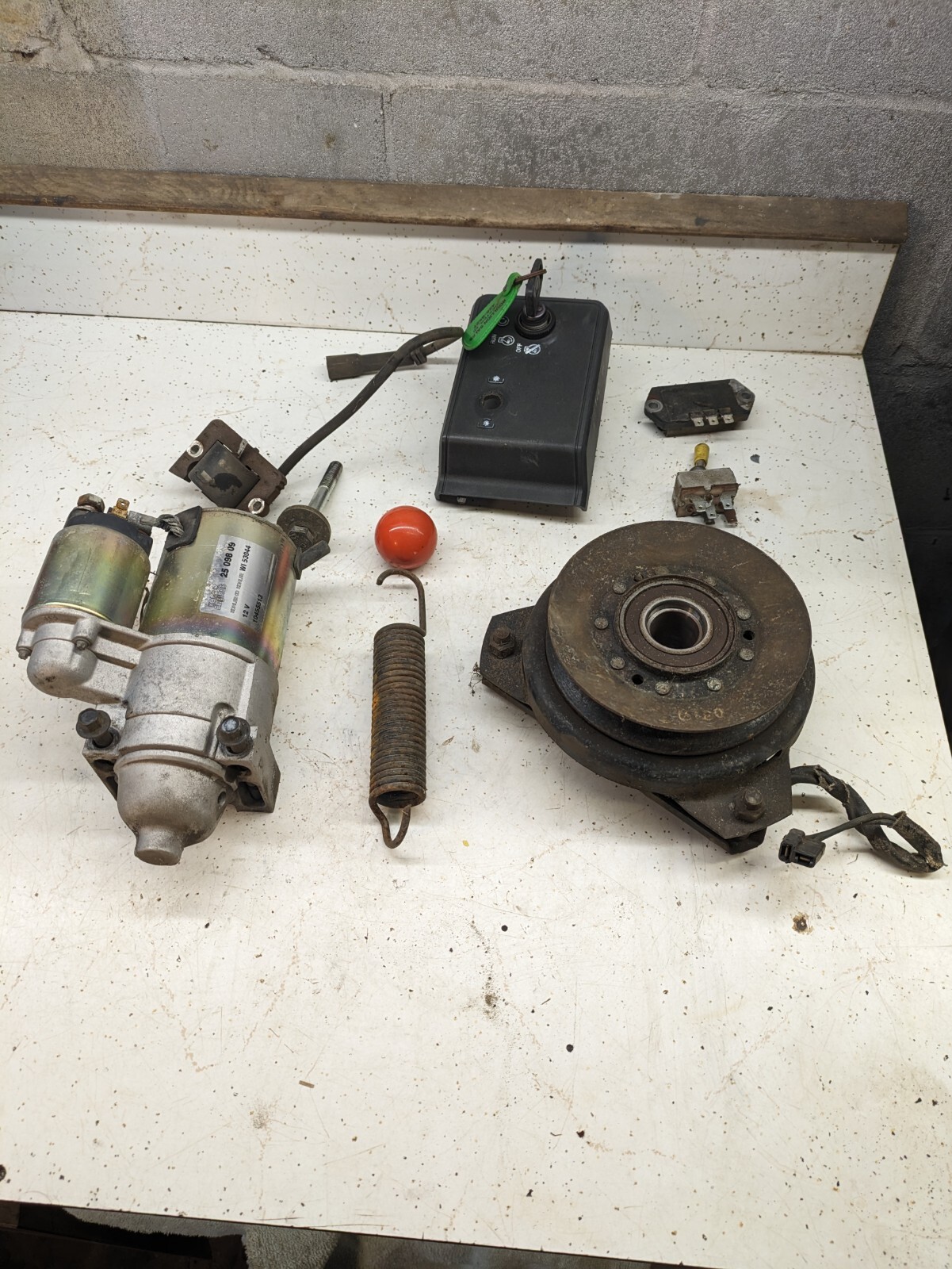 John Deere STX38 Electrical Parts Electric Clutch, Switches, Starter