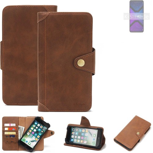 Étui Pare-chocs Lenovo Legion Phone Duel 2 - Housse En Simili Cuir Marron - Protection Caméra