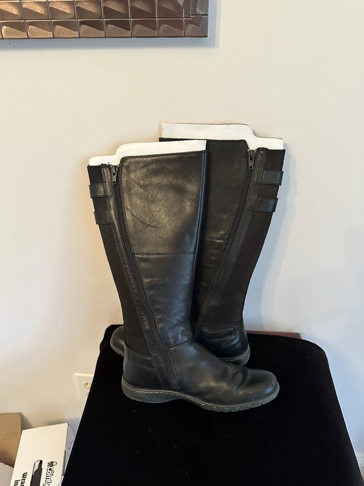 Cobb Hill Womens Boots Black Leather Size 7 M Peyton - Image 3 of 4