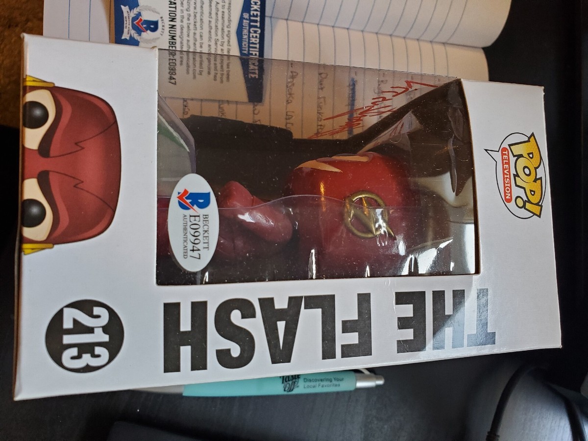 The Flash Funko Pop Signed By Grant Gustin | eBay