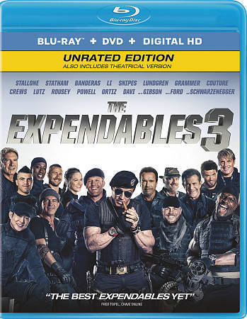 The Expendables 3 [Blu-ray + DVD + Digital HD] Schwarzenegger, Arnold, Stallone - Photo 1 sur 1