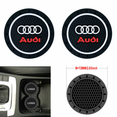 COASTER 2PC 2.75'' SILICONE CAR CUP HOLDER AUTO INSERT - US SELLER
