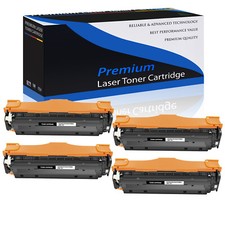4PK CE410A 305A Toner Cartridge for HP LaserJet Pro 400 M451dn MFP M475dn M475dw