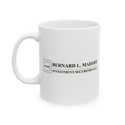 Bernard L. Madoff Investment Securities White Coffee Mug, 11oz/15oz