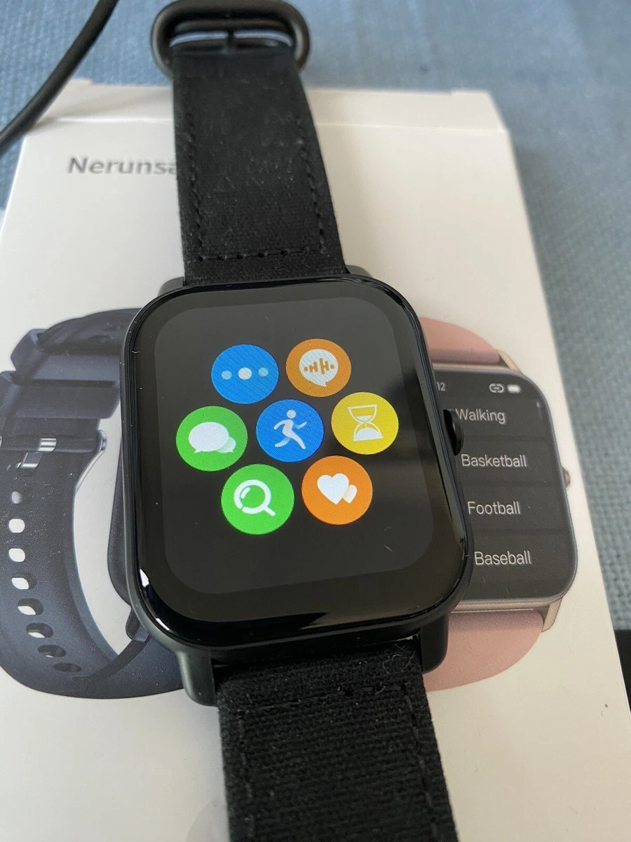 Nerunsa P66 Smartwatch Similar To Apple But Without The Price Tag!+ Extra  Strap!