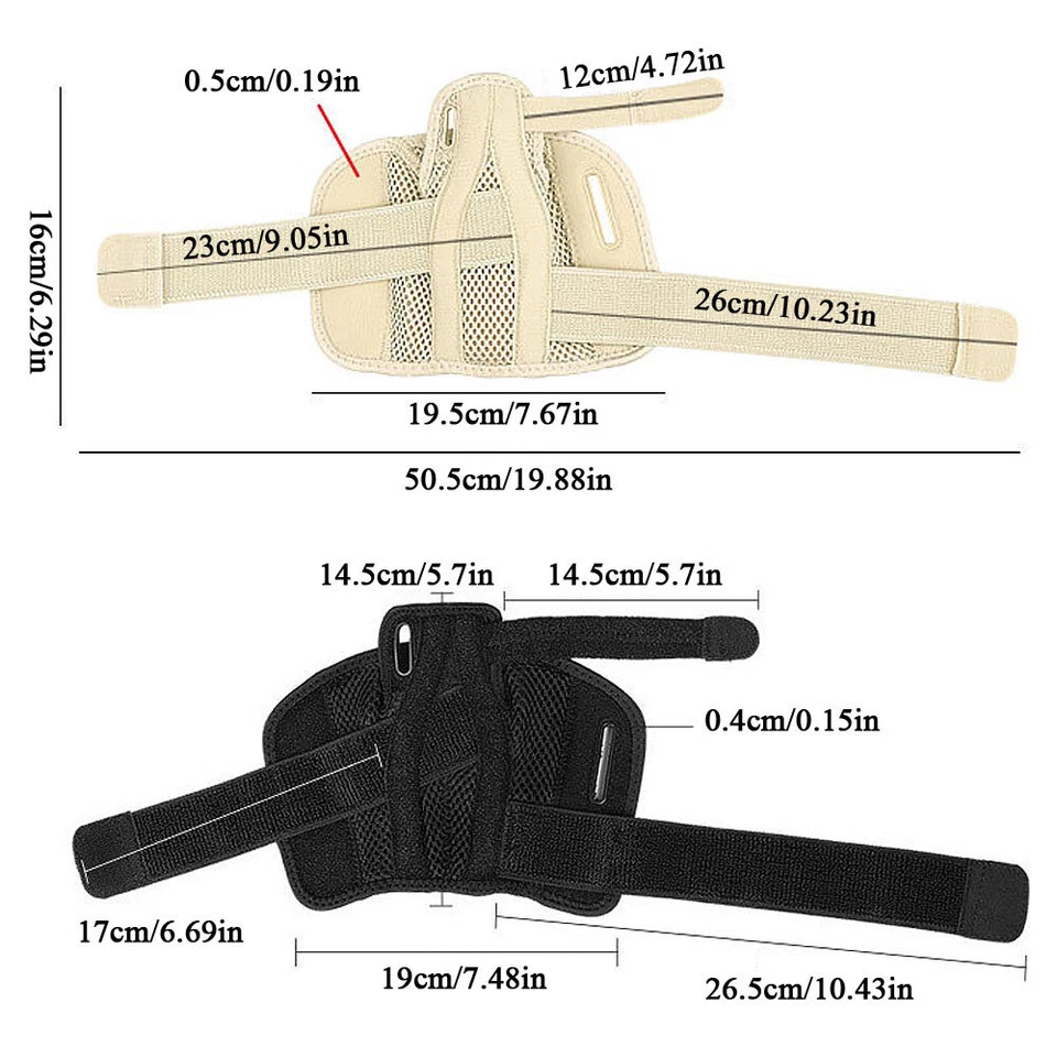 Muñequera Soporte Túnel Carpiano Esguince Artritis Gimnasio Férula Alivio del Dolor⇘ Foto 3 de 4