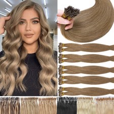 CLEARANCE Nano Ring 100 Remy Human Hair Extensions Loop Beads Invisible THICK