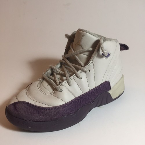 white and purple retro 12