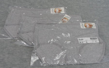 Jockey Modern Brief Gray Cotton/Spandex Blend Panties 3 Pair Women's Size L NWT