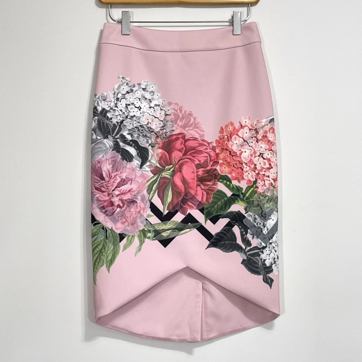 Ted baker pink pencil clearance skirt