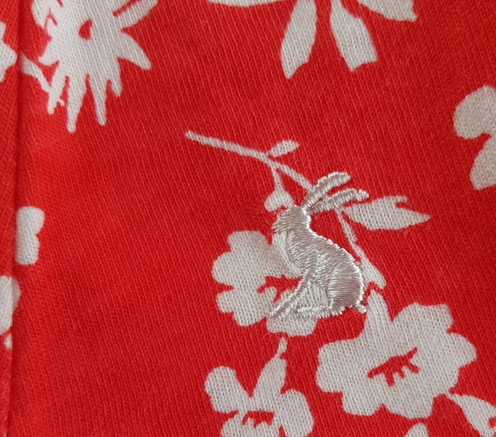 JOULES RED FLORAL HARBOUR RELAXED FIT COTTON TOP size 12. BNWT. RRP £29.95 image 4