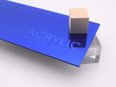 1/8'' Royal Blue Mirror #2424 Acrylic Sheet