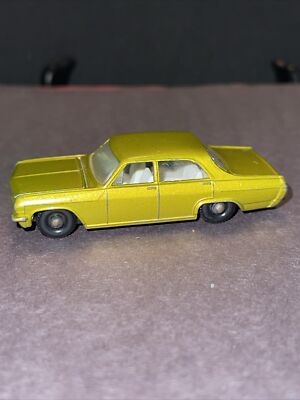 1960s - Matchbox Lesney #36 - Opel Diplomat Gold Diecast - Trailer Hitch - Clean