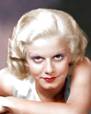 Jean Harlow 8X10 Photo Blonde Bombshell Hollywood sex symbol