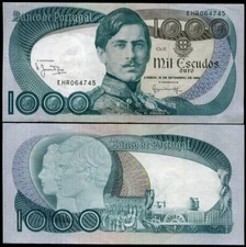 Portugal 1000 Escudos 1980 P 175 b AUnc