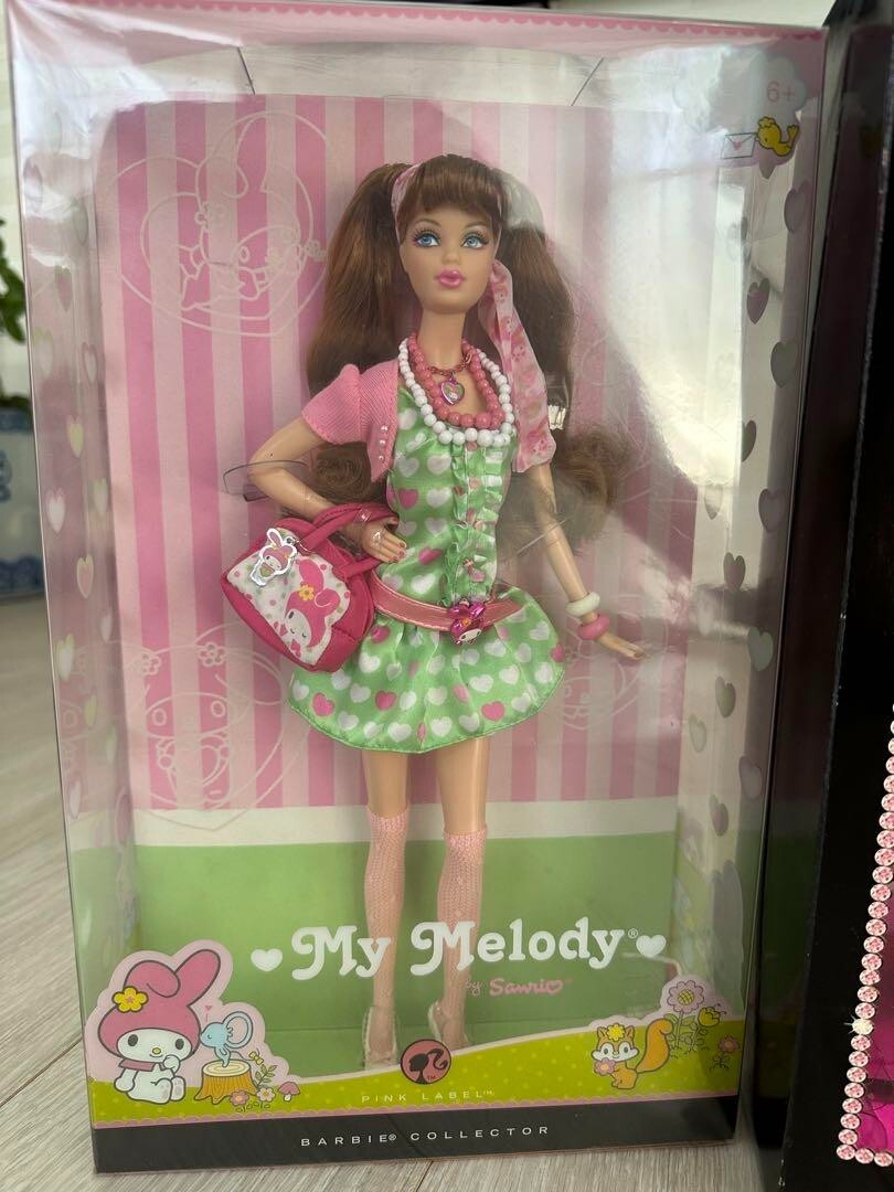 Barbie Sanrio collaboration doll set My Melody Hello Kitty