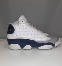 Youth Nike Air Jordan 13 Retro Athletic Shoes Blue Gray White DJ3003-164 Youth 7