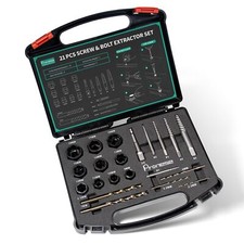 Extractor and Drill Bit Set, Damaged Screw Extractor