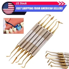 6pcs Dental Composite Resin Filling metal Spatula Repair Restorative Instruments