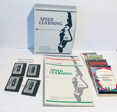 Vintage Speed Learning Advanced Learning Skills Course By Learn Incorporated